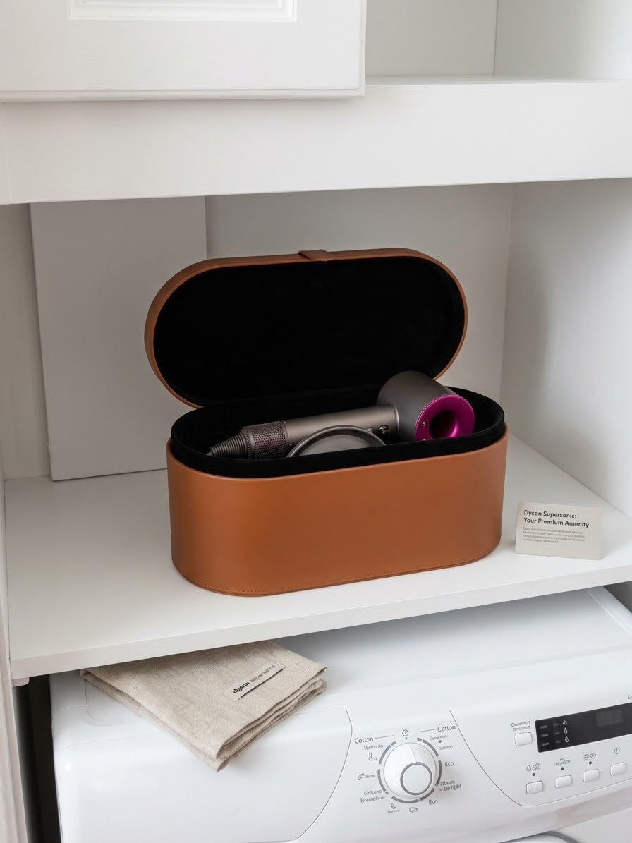 Asciugacapelli Dyson nel bagno